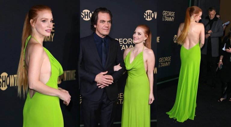 Jessica Chastain and Michael Shannon at George & Tammy LA Premiere